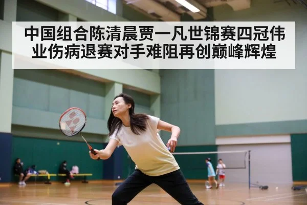 中国组合陈清晨贾一凡世锦赛四冠伟业伤病退赛对手难阻再创巅峰辉煌